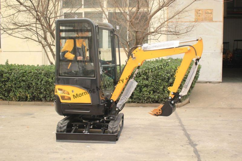 0.8 1.2 1.5 2 Ton Electric Hydraulic Micro Small Crawler 1 Ton Mini Digger Bagger Mini Excavator