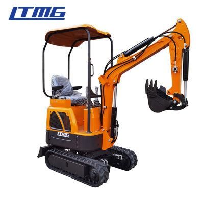 Ltmg New Excavators 1ton 1.2ton Mini Bagger Excavator for Sale