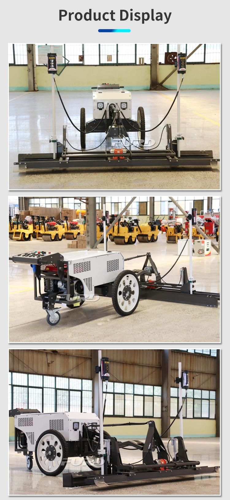 High Tech Self-Propelled Concrete Laser Screed Machine