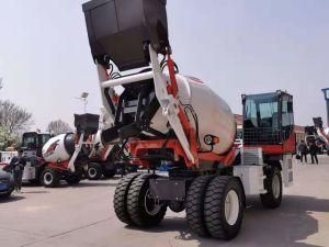 3 Cubic Meter Small Portable Self Laoding Cement Concrete Drum Mixer Truck