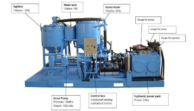 Popular Compact 3 in 1 Grout Mixer Pump for Sale with Factory Price