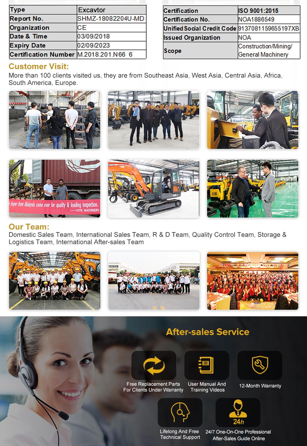 Extremely Well Quality Mini-Excavator Factory Directly Provide Mini Track Excavator Made in China