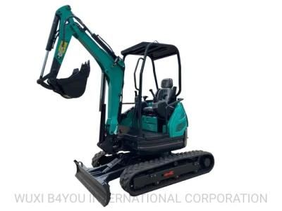 Rdt-25 2.5ton Swing Boom Mini Digger Excavator Graver Bagger with CE 0.6ton 0.8ton 1ton 1.4 Ton