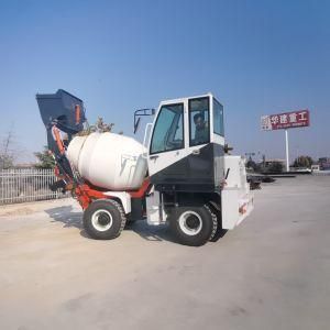 1.2cbm Material Self-Loading, Self-Mixing and Self-Discharging Concrete Mixer with Pump, Rotation up to 270 Degree