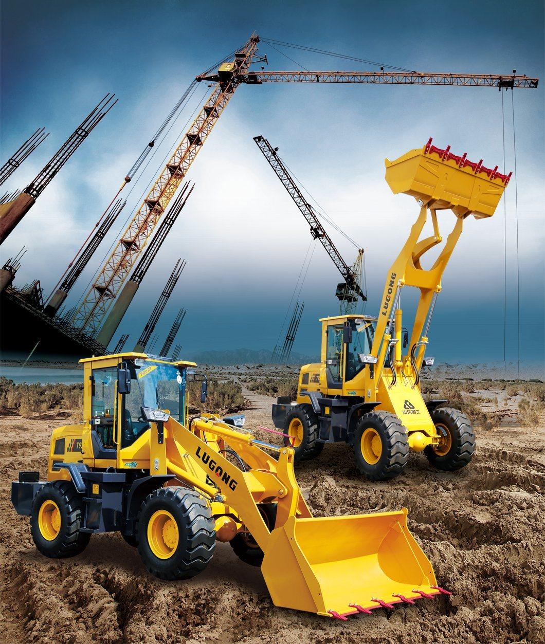 Lugong High Cost-Effective Construction Equipment T933 Front End Wheel Loader Mini Loader Small Wheel Loader Backhoe Loader