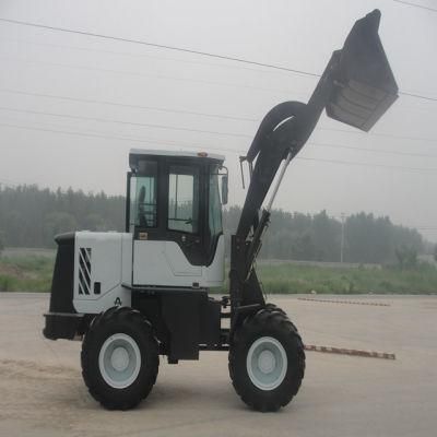 New Design 1.5t Mini Wheel Loader with Power Engine