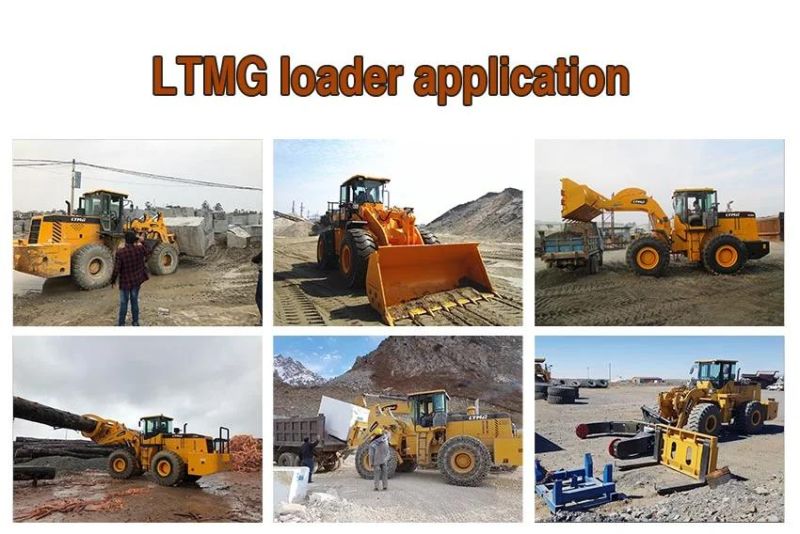 Block Handling Equipment 40 Ton Wheel Loader with Fork