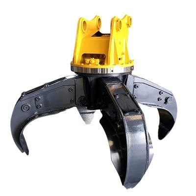 Excavator Spare Parts Excavator Orange Peel Clamp Grab Grapple Multi Peel Multi Tips High Quality