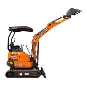 1.6t Road Builder Excavator Small Mini Excavator with 1600kg Operating Weight