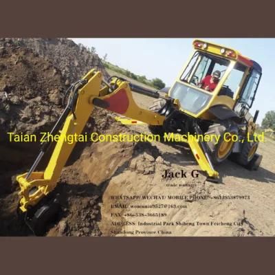 Chinese Mini 4X4 Front End Backhoe Loader for Sale with AC Wheel with Hydraulic Front Backhoe Loader Price
