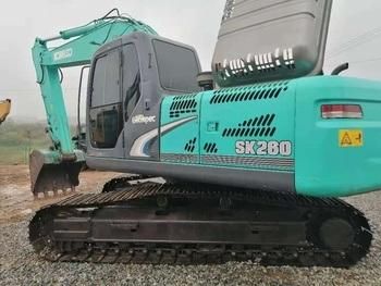 Used Kobelcoo Excavator Sk260-8 26ton Second Hand Japanese Excavator