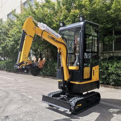 Mini China Excavator with Cabin Diesel for Sale
