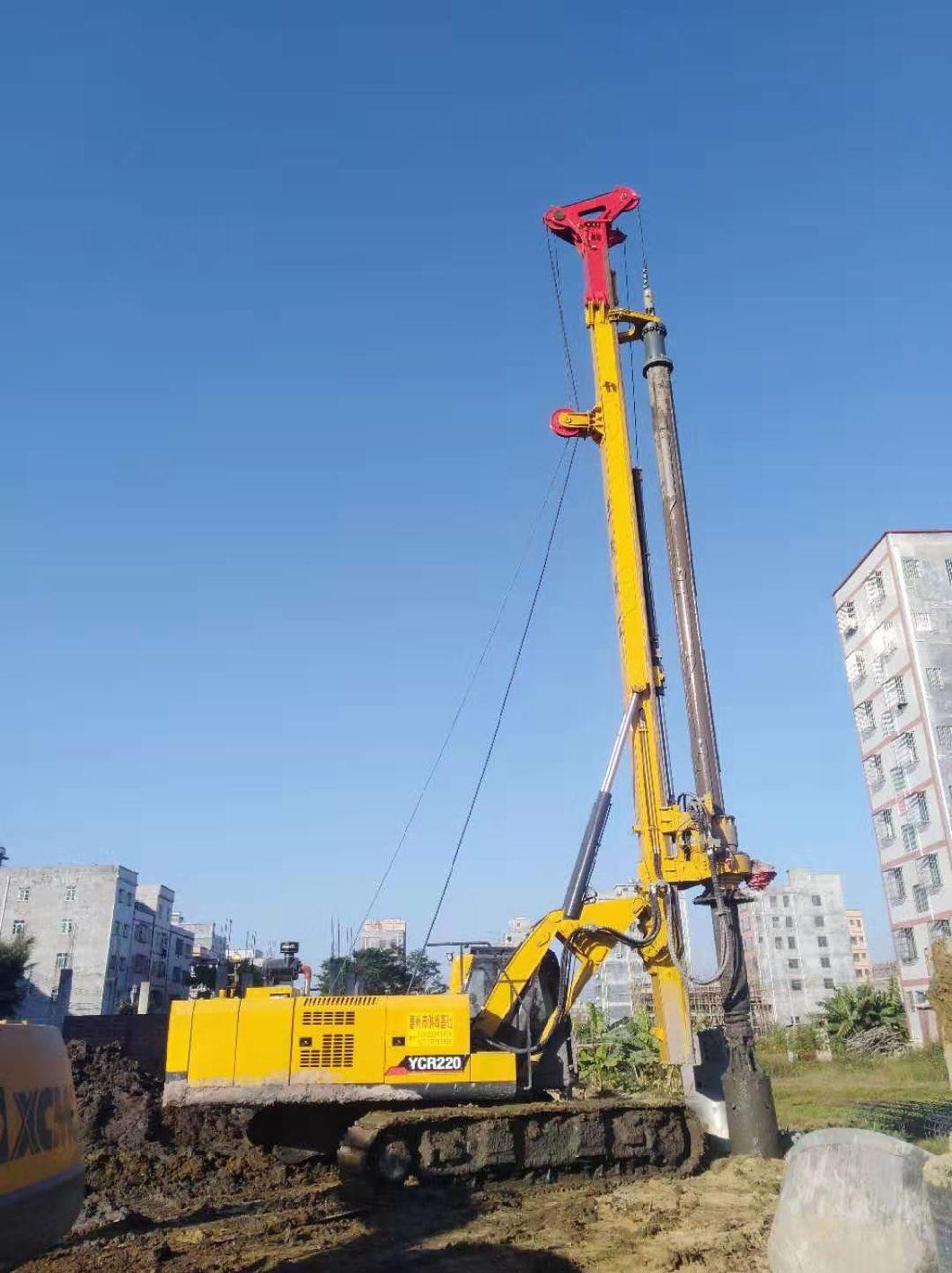 Yuchai Brand Ycr60 Small Rotary Drilling Rig for Rock with 23m Depth Drill