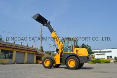 Mini Wheel Loader Forklift 2.5ton Small Telescopic Boom Handlers Loader