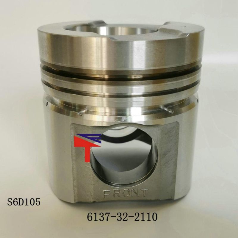 High-Performance Diesel Engine Engineering Machinery Parts Piston 6137-32-2110 for Engine Parts PC200-3 S6d105 Generator Set