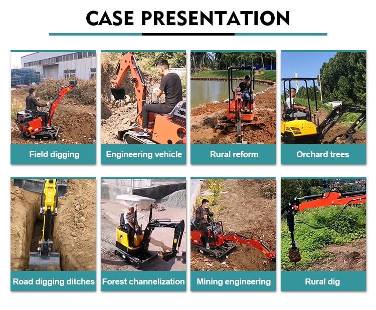 Hot Sale Cheap Price for 1.0t Mini Excavator Digging Machine