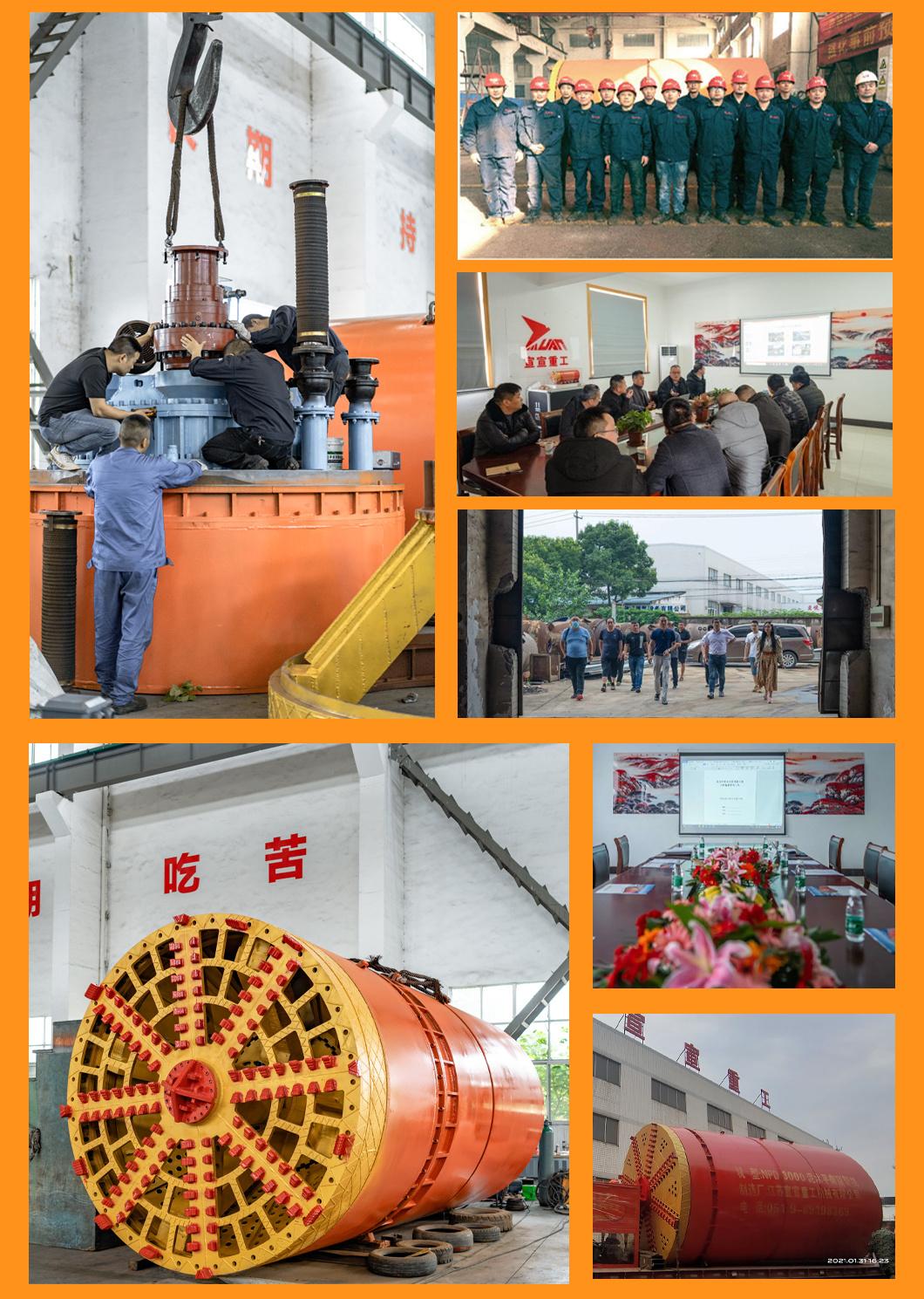 Tunnel Work Slurry Type Pipe Jacking Machine, Tunnel Boring Machine for Sewage Pipes