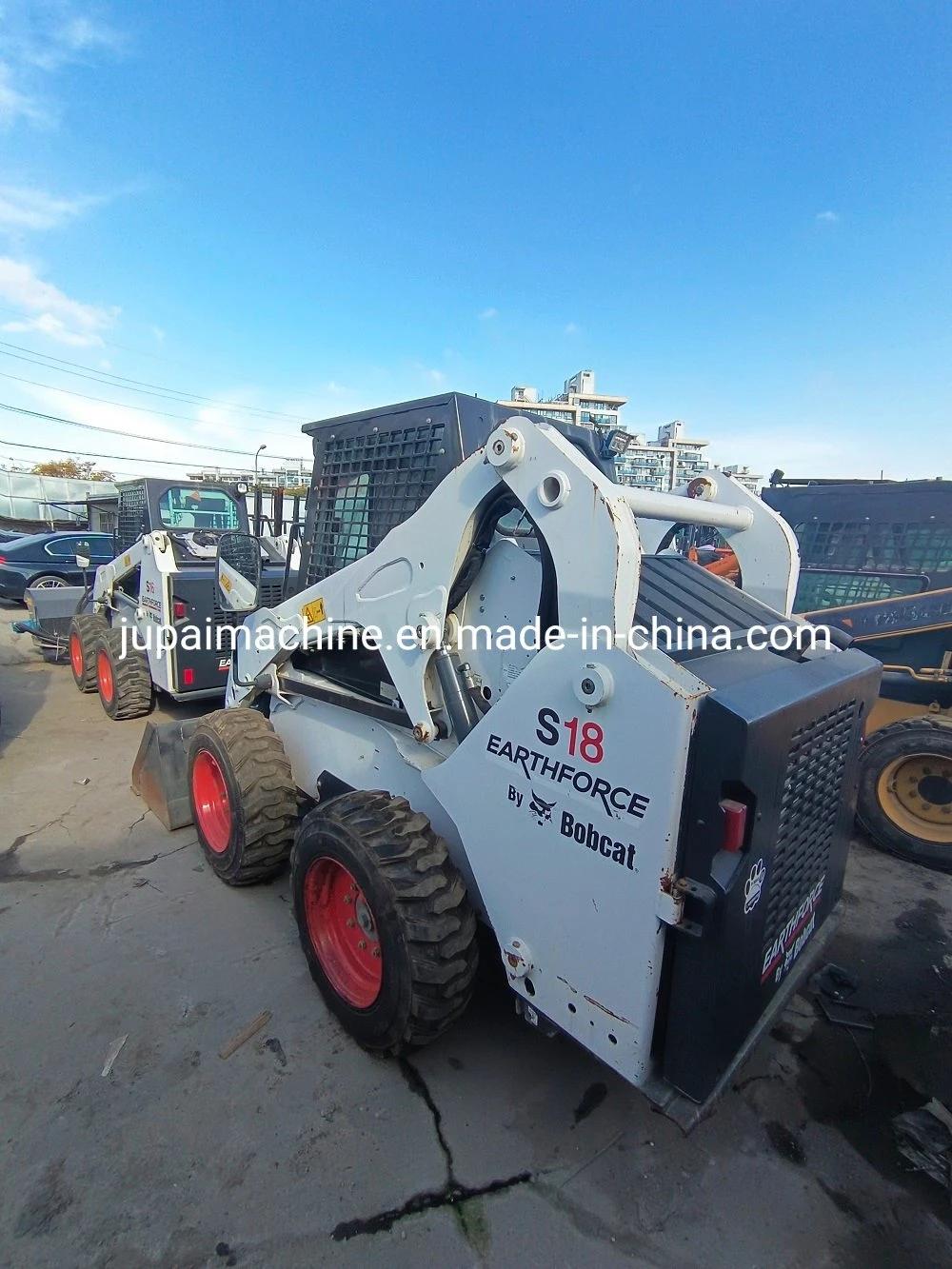 Second-Hand Bobcat S18 Engineering Construction Machinery Wheel Loader Skid Steer Loader