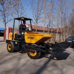 4WD Mini Dumper 2000kg Fcy20 Hydraulic Dumper