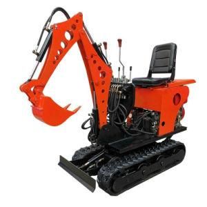 12HP Diesel Engine Orchard Small Backhoe Crawler Excavator