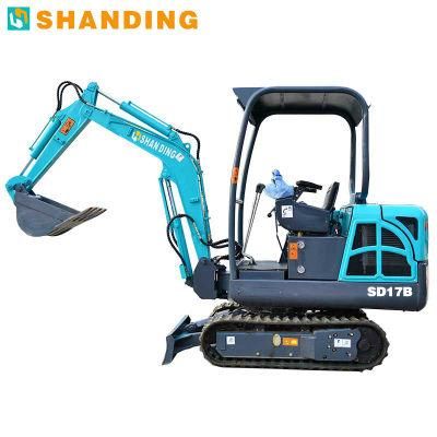 1.6 Ton Mini Excavator Mini Digger with Cabin