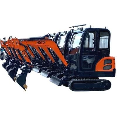 Fast Delivery 2ton Hydraulic Crawler Excavator with Boom Swing Joystick