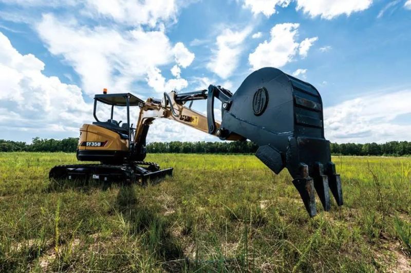 Small Digger 5.5 Ton Sy55c Crawler Excavator