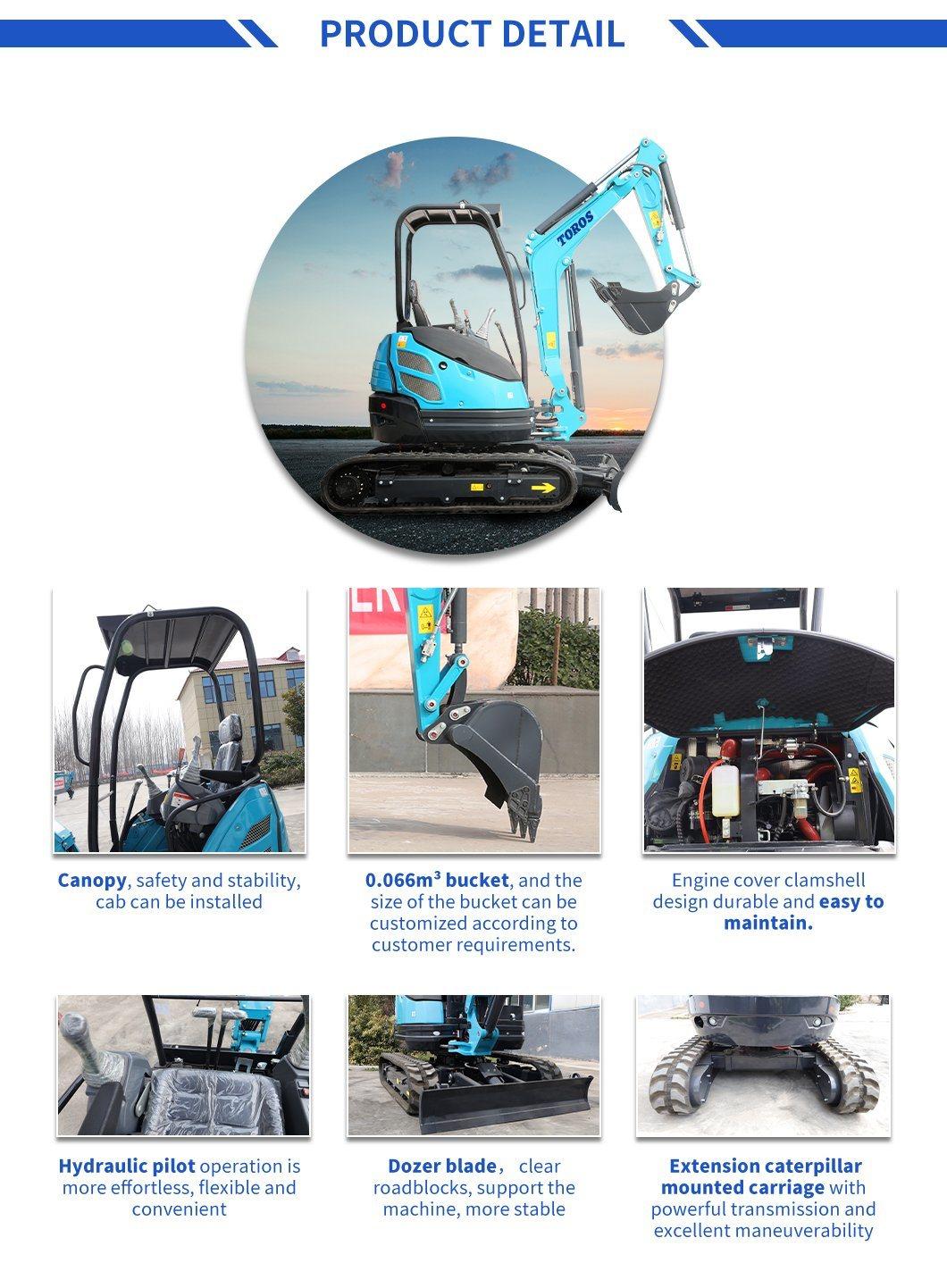 2021 Multi-Function Mini Excavator a Ton of Excavator Factory Price Sell Like Hot Cakes Multifunctional Excavator