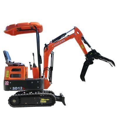 1 Ton Hydraulic Crawler Mini Excavator for Sale Small Micro Digger