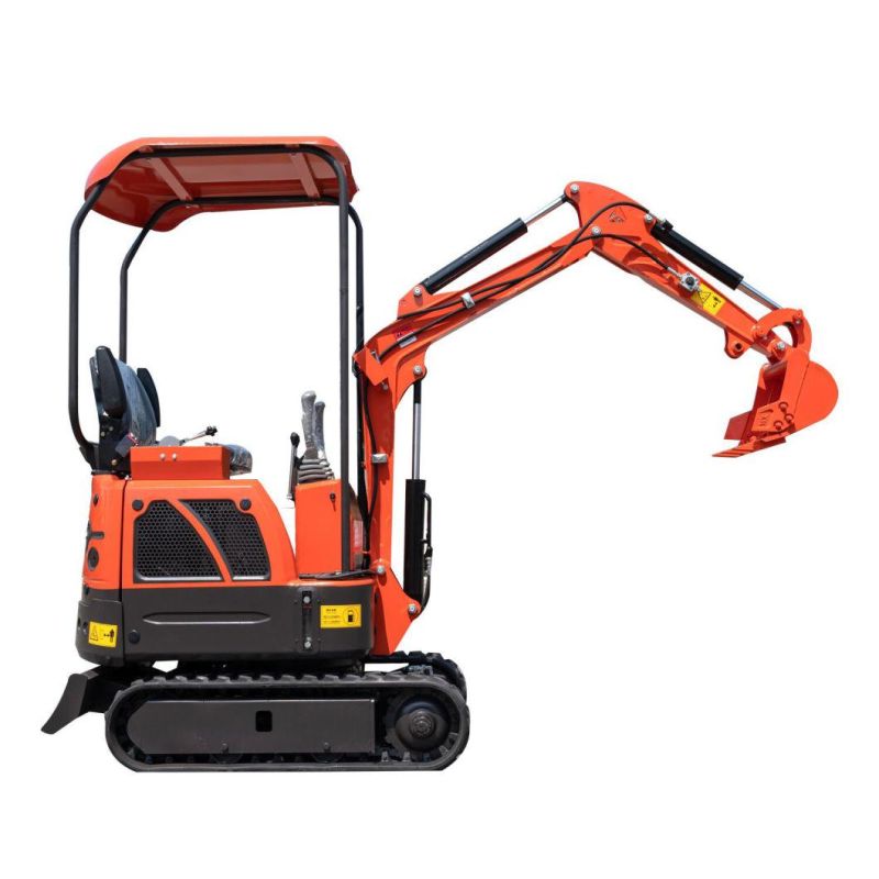 Mini Rubber Track Excavator with Euro III Euro V Emission