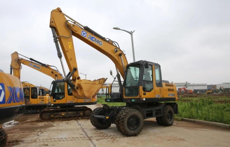 XCMG Official Hydraulic Excavator Xe150wb 15 Ton Bucket Wheel Excavator