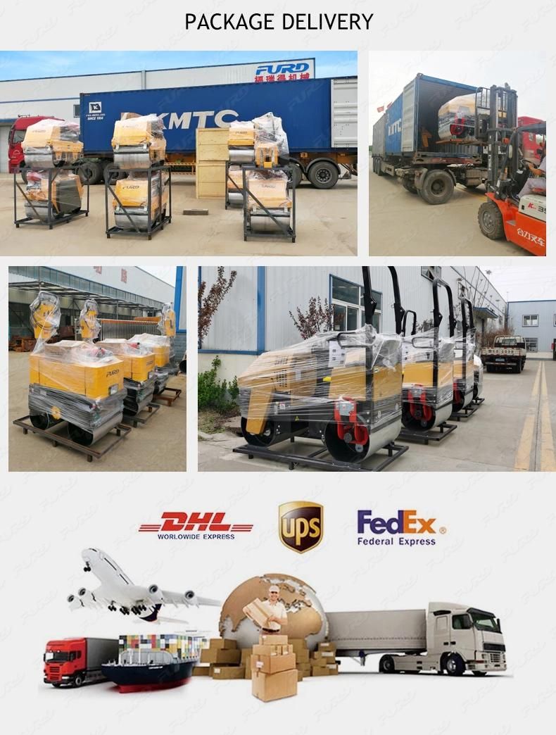 Excellent Work 1 Ton Road Roller Vibrator Construction Mini Tandem Roller