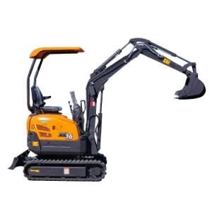 Excavator and Mini Digger with High Quality 1.5 Ton