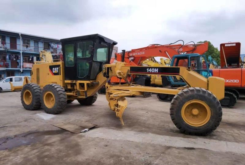 Used Motor Grader Earth Moving Good Work Condition Original Cat Low Price/Used 140g 140h 140K 120h Graders