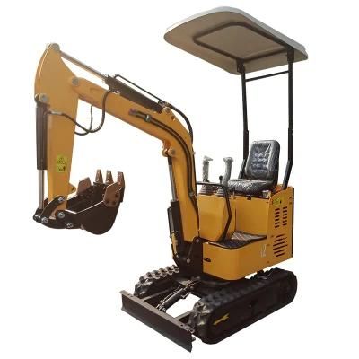 Factory Sale Smallest 1 Ton Mini Excavator and Attachment 500mm Bucket