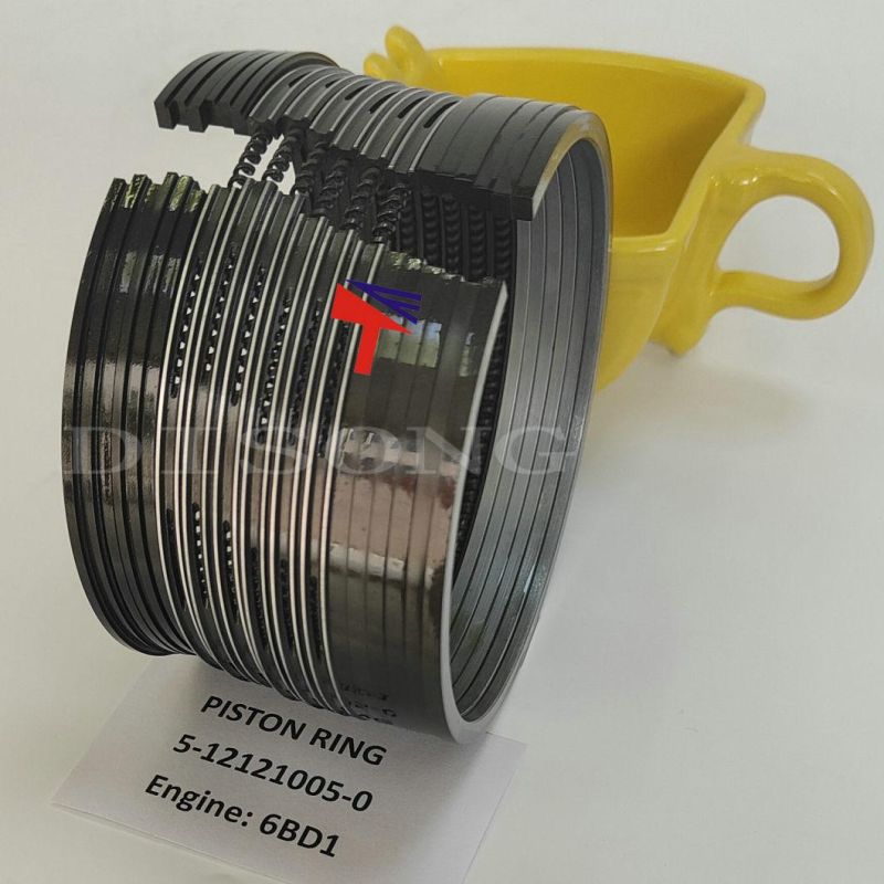High Quality Diesel Engine Mechanical Parts Piston Ring 5-12121005-0 for Engine Parst 6bd1 Generator Set
