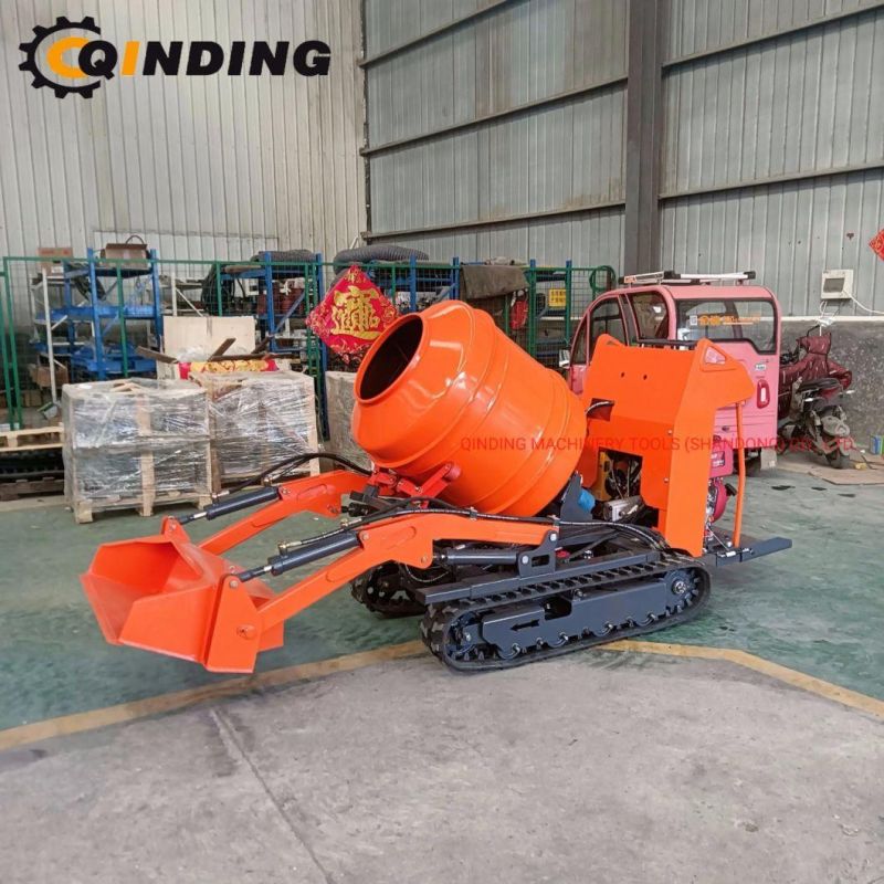 High Quality Customized Self-Loading Crawler Concrete Mixer QDCM-400