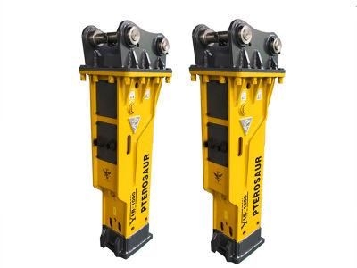 PC100/PC120 Excavator Hydraulic Rock Breaker Hammer with 100mm Chisel