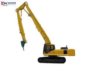 Three Segment High Reach Boom for Demolition with 22m-28m