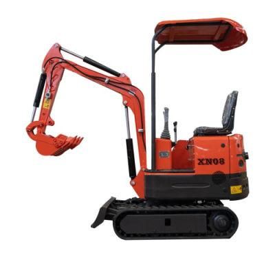 Xn10 Mini Crawler Excavator for Loosing Soil of Vegetable Greenhouse