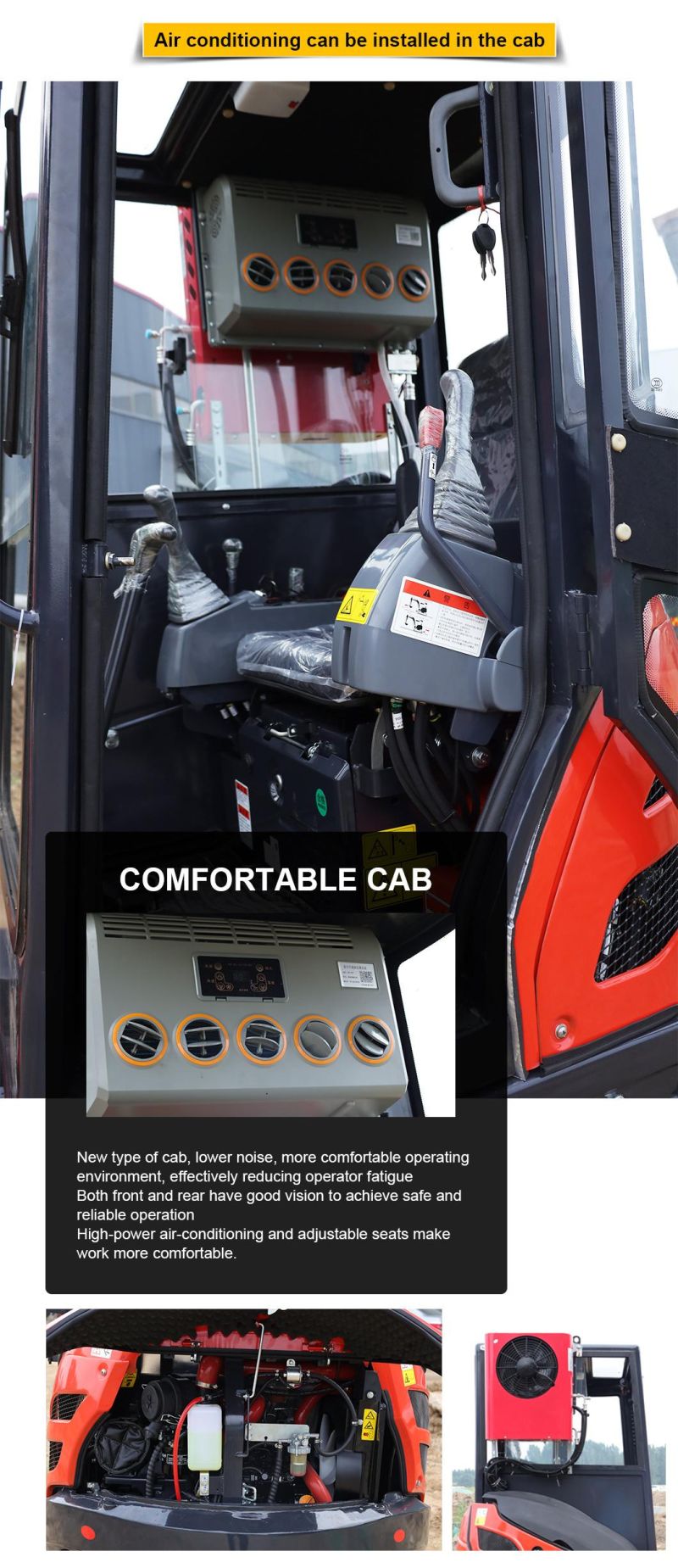 CE Certificate 2.6 Ton 2.8 Ton Hydraulic Mini Excavator with Best Price for Sale