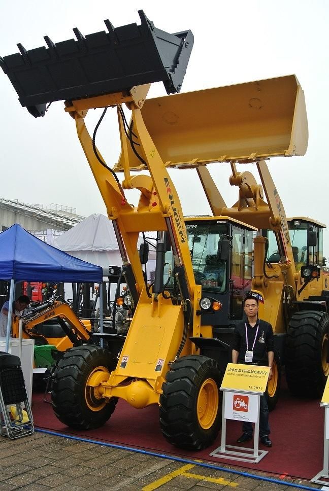 Oj16 High Quality 1.6ton Mini Front Wheel Loader