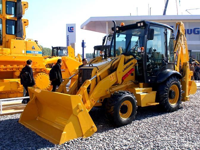 Popular Liugong 8.6ton 75kw Backhoe Loader Clg764A