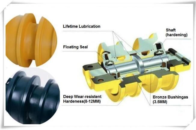 D275 Track Roller Bottom Lower Roller Spare Parts Model No. 17m-30-00230 Bulldozer