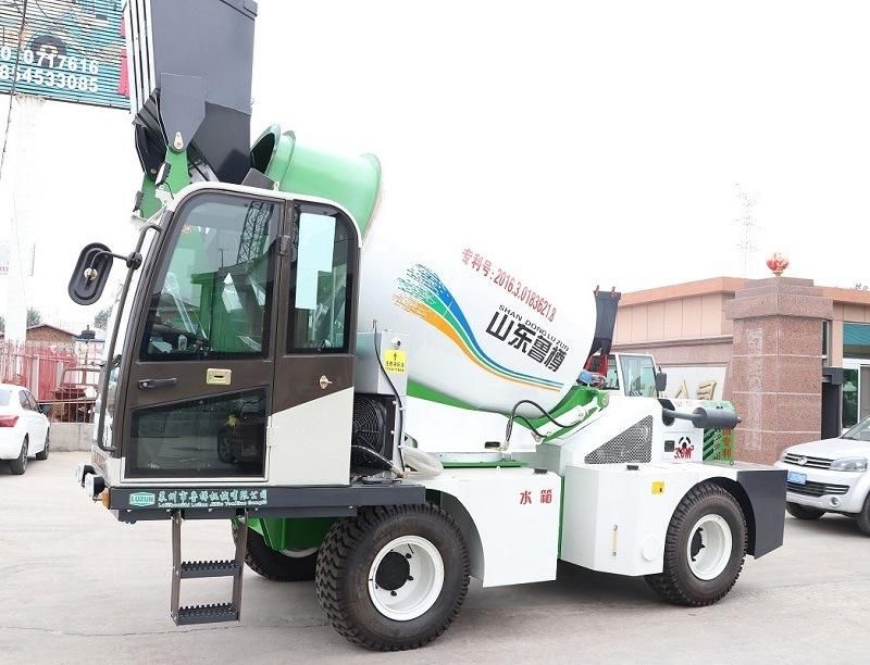 China 3m3 Output Capacity Jbc30r Automatic Self Loading Mobile Concrete Mixer