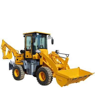 Low Price Front End Backhoe Loader with Excavator for Sale
