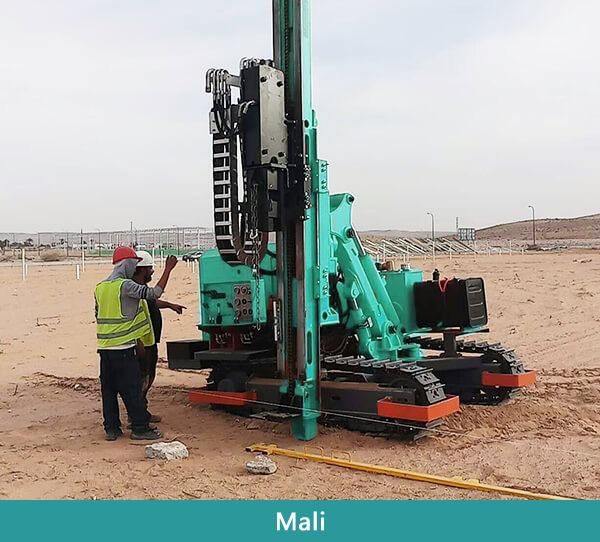 Hfpv-1A 30m Depth Rotary Travelling Pile Driver DTH Drilling Machine