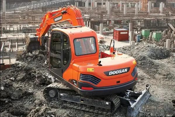 Doosan Dh80 Dx80 Used Crawler Digger Mini Small Excavator Excavators Hitachi Komatsu Caterpillar Second Hand 8 Ton Mining Machine Construction Machinery