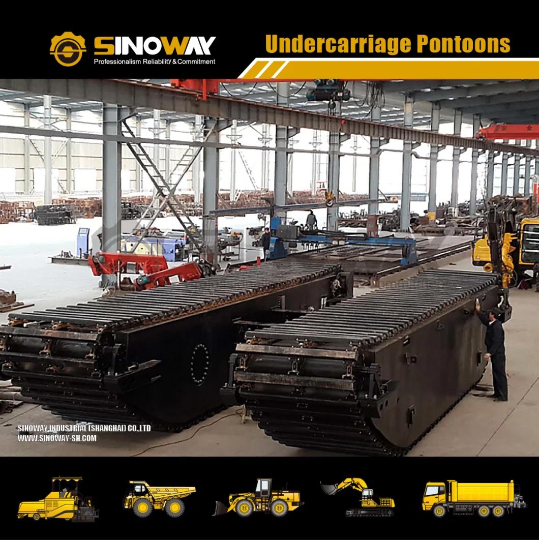 Aluminum Alloy Track Cleats Pontoon of Amphibious Excavator