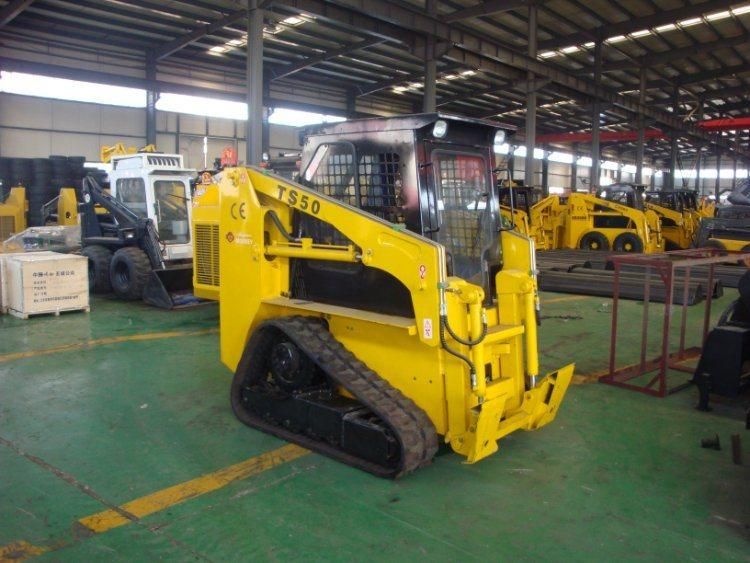 Luyue 0.7 Ton-1.2 Ton Mini Crawler Skid Steer Loader for Sale